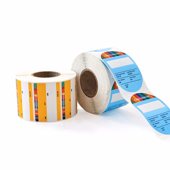 Autocollant d'étiquette de décalcomanie imprimé avec logo personnalisé bon marché à Guangzhou