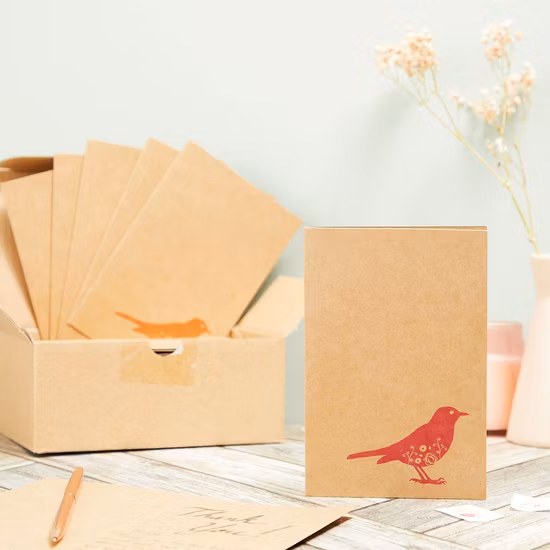 Cartes de remerciement personnalisées en vrac avec enveloppes autocollants Notes de remerciement vierges cartes de vœux